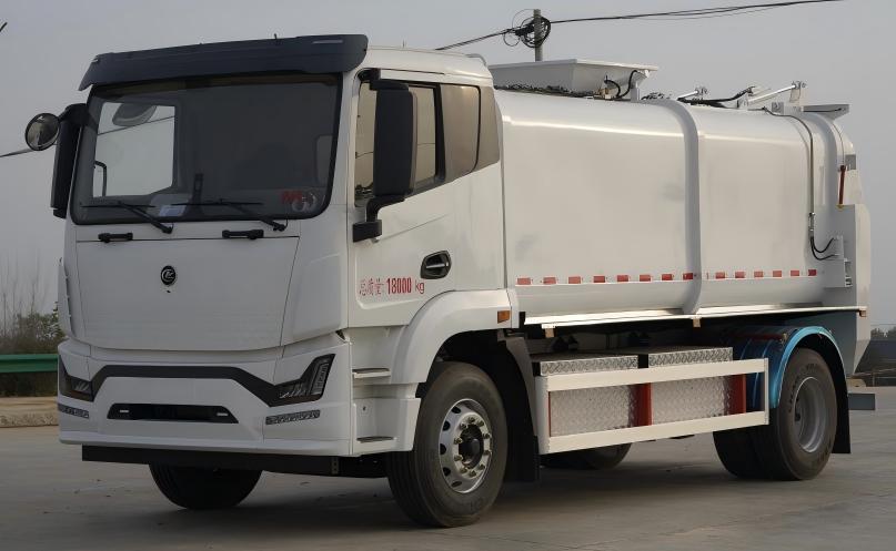 程力壹為10.3方純電動(dòng)餐廚垃圾車(chē)圖片2