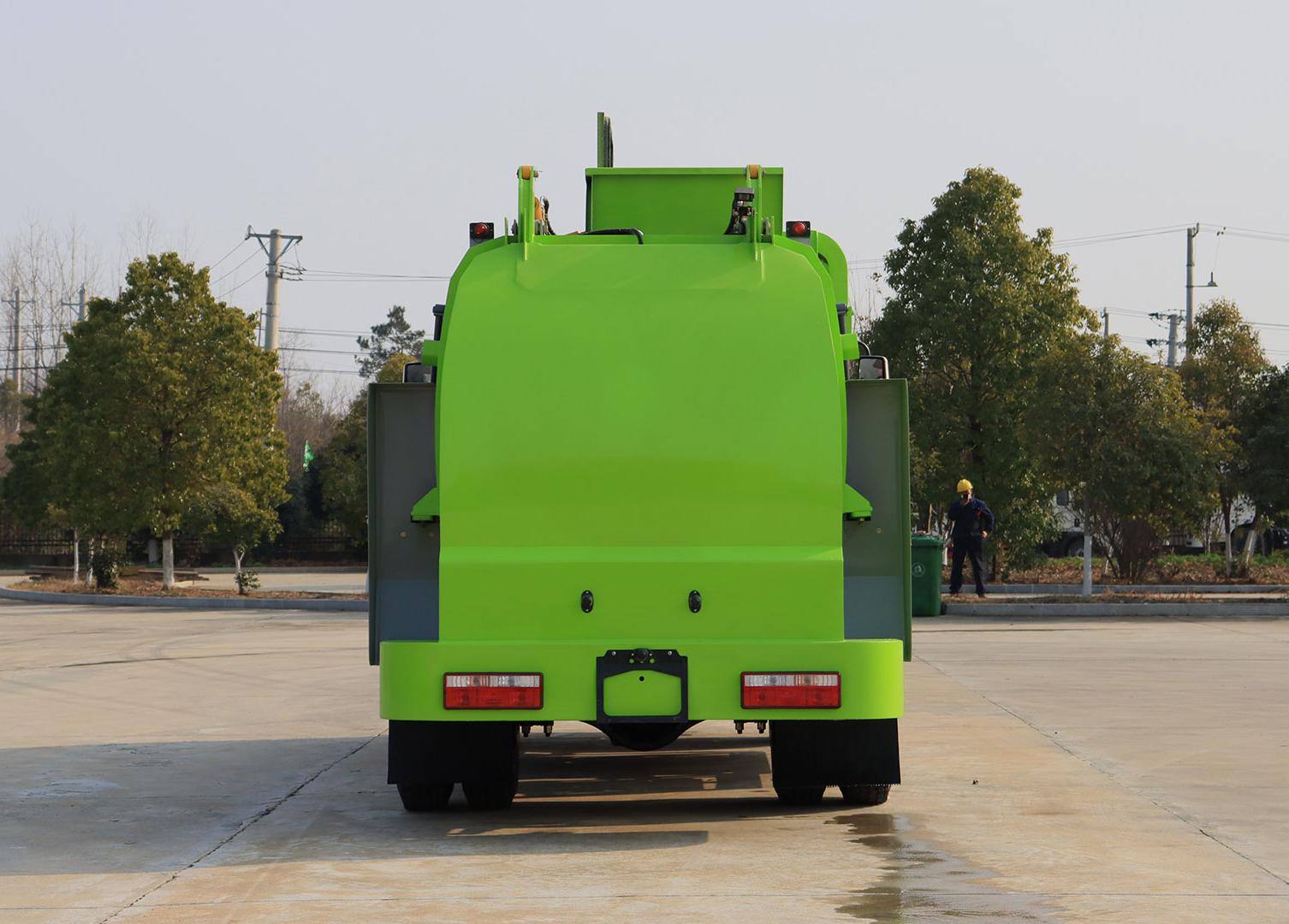 陜汽軒德8方純電動(dòng)餐廚垃圾車圖片5
