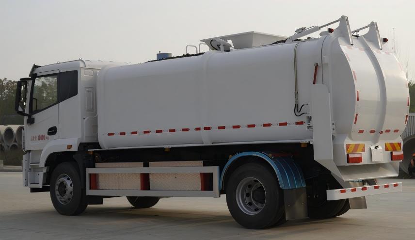 程力壹為10.3方純電動(dòng)餐廚垃圾車(chē)圖片4